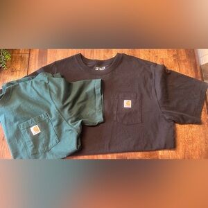 2 short sleeve Carhartt t-shirts